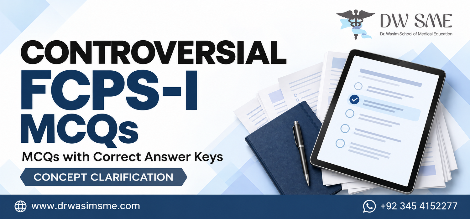 Controversial FCPS 1 MCQs
